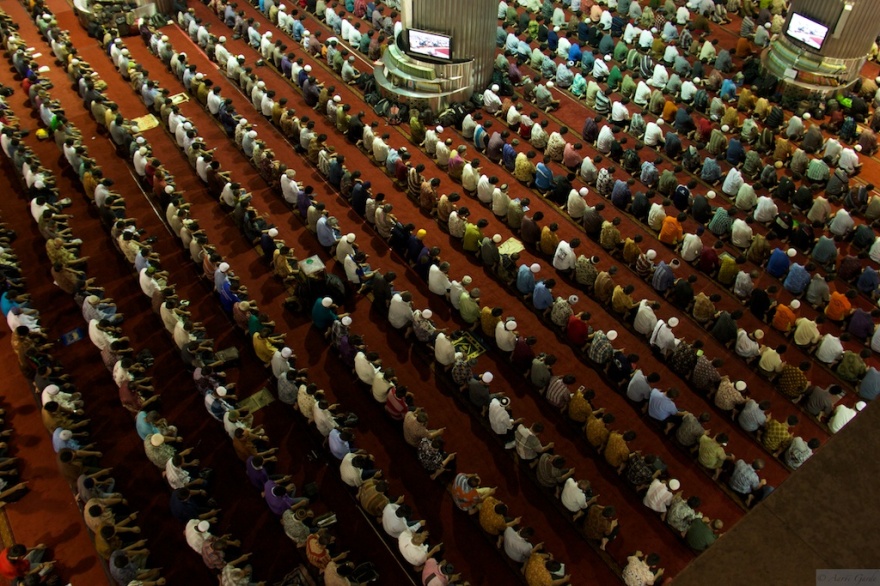 Ramadan prayers at Masjid Istiqlal